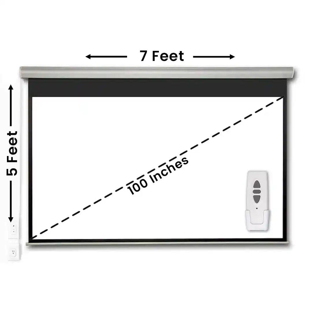 Motorized 4:3 Projector Screen